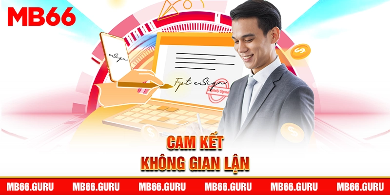 Cam kết không gian lận